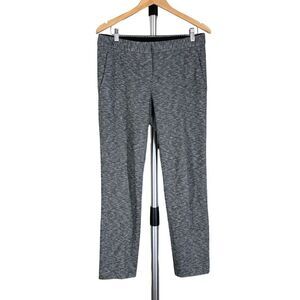 THEORY Louise Formation Wool Blend‎ Houndstooth Trouser Pant Sz 10
